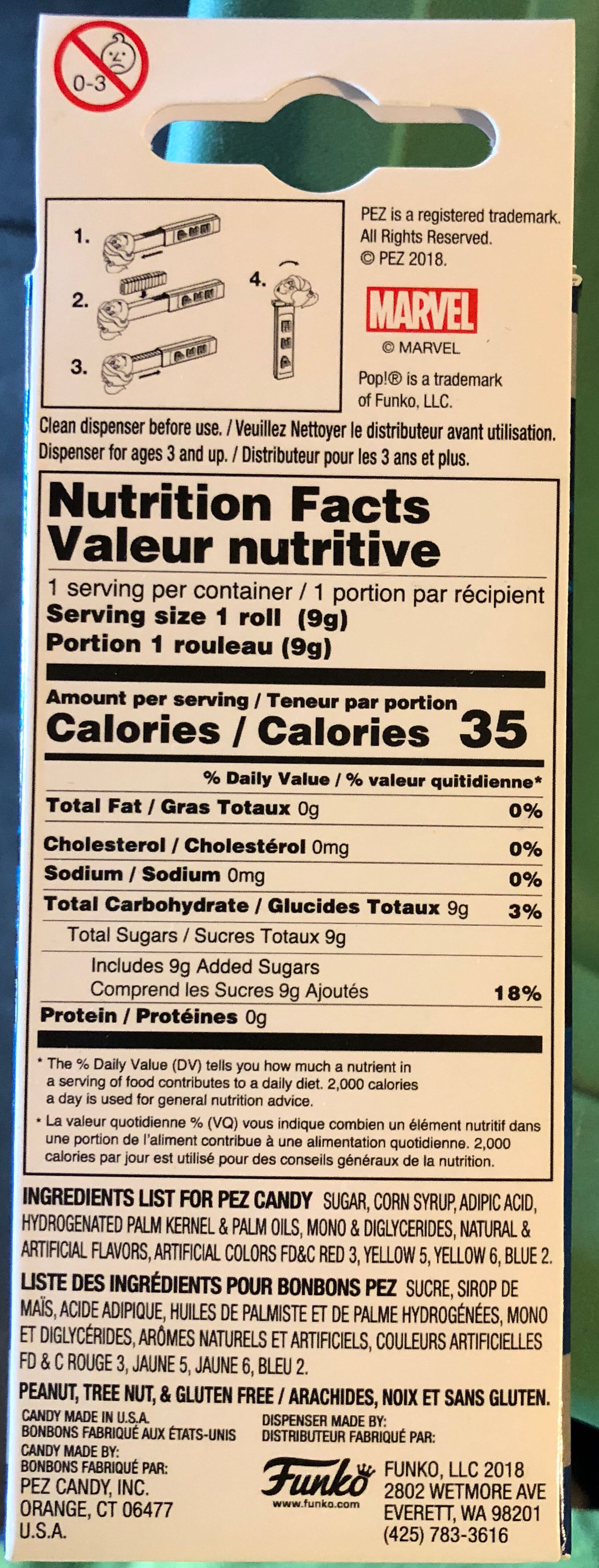 POP! Marvel Avengers - Thor - Books & Comics - Marvel pez collectible [Barcode 889698326223] - Main Image 2