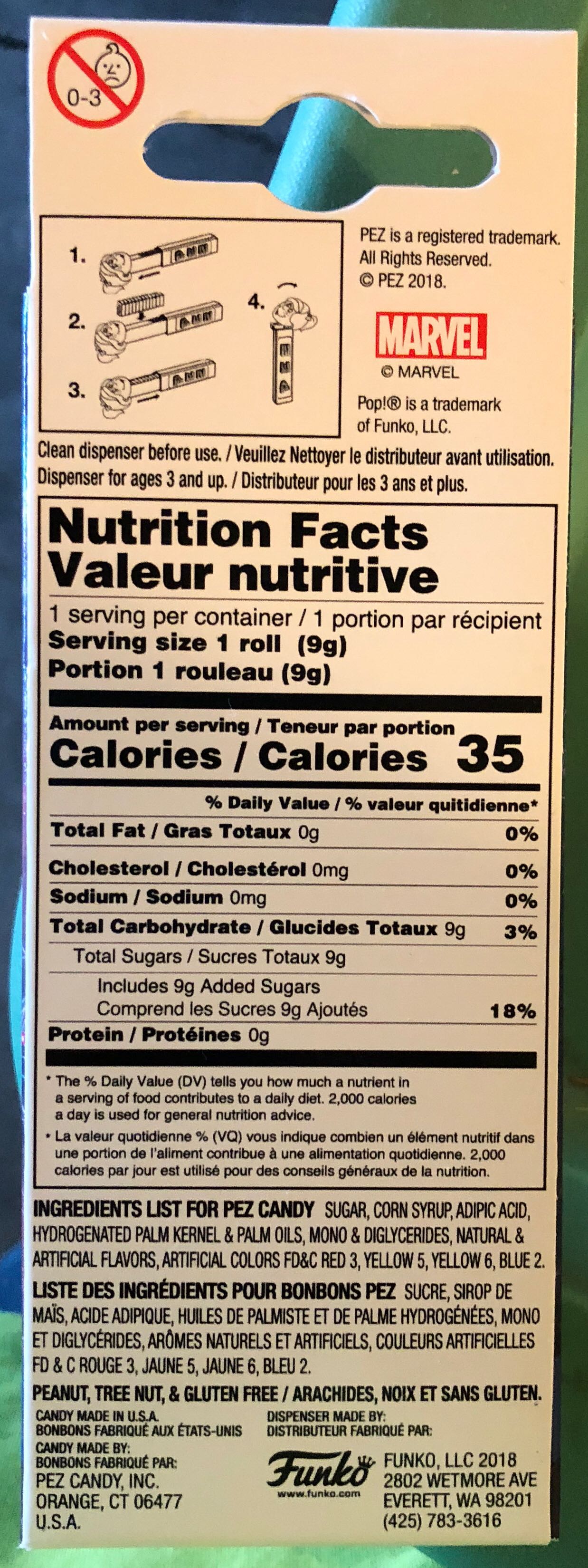 POP! Marvel Guardians - Star-Lord - Books & Comics - Marvel pez collectible [Barcode 889698326186] - Main Image 2