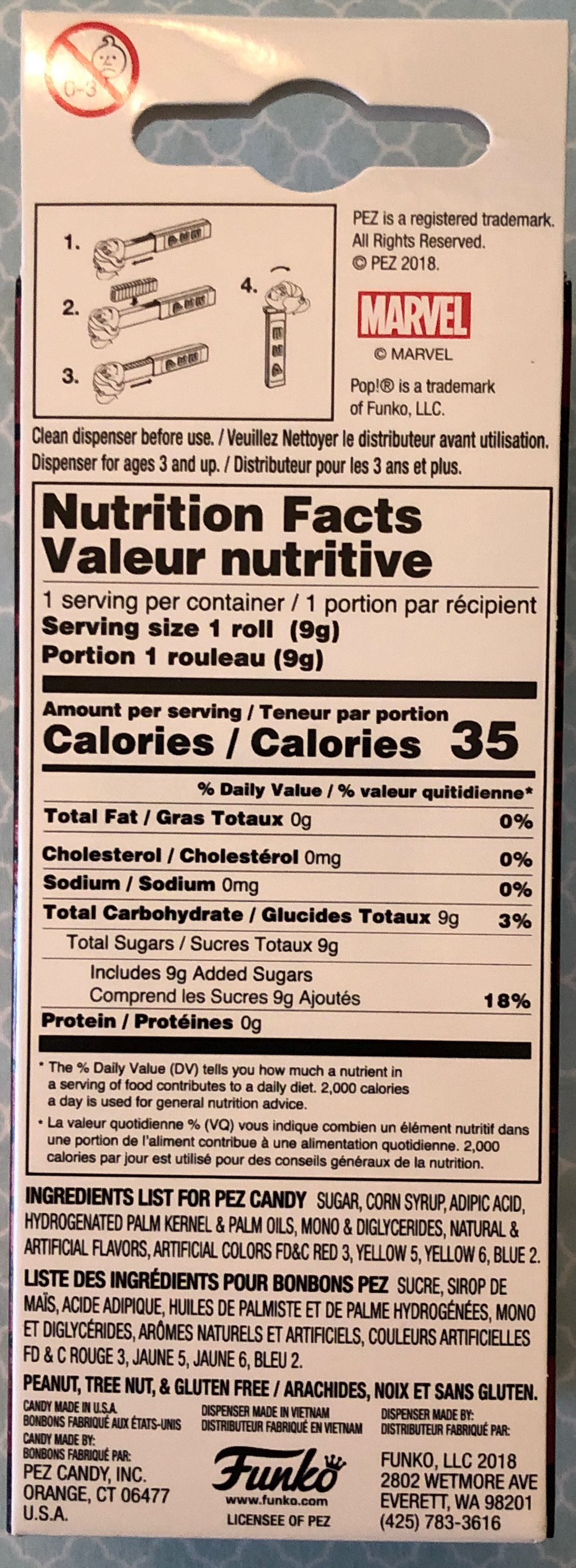 Funko Pop! - Deadpool - Deadpool - Red Suit - Deadpool pez collectible [Barcode 889698326247] - Main Image 2
