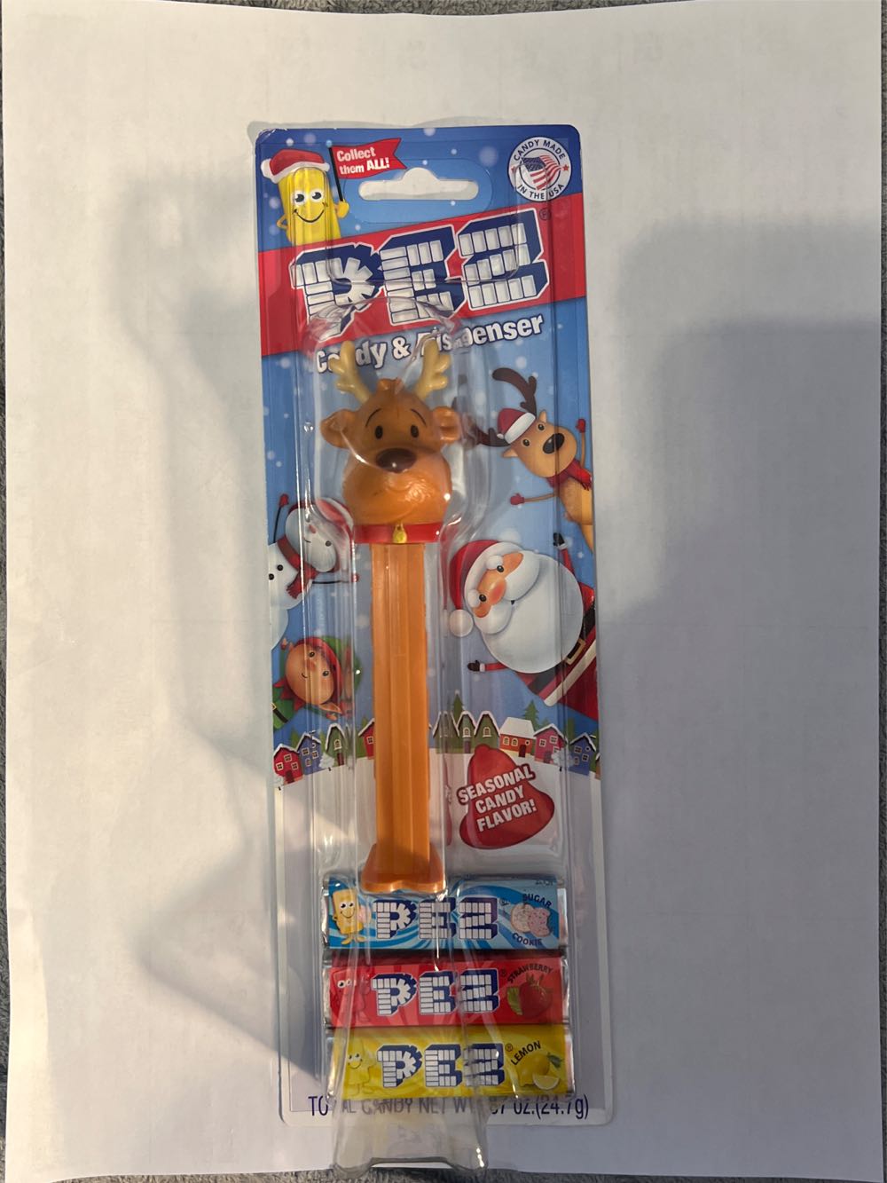 Reindeer C - Christmas pez collectible [Barcode 073621092334] - Main Image 2