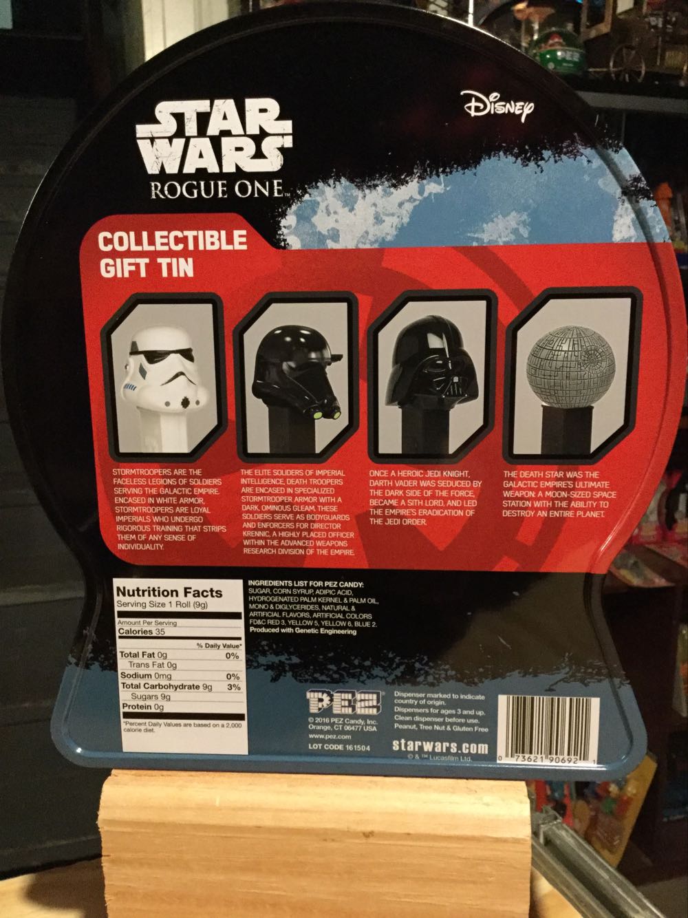 Rogue One Collectible PEZ Tin - Star Wars pez collectible [Barcode 073621906921] - Main Image 2