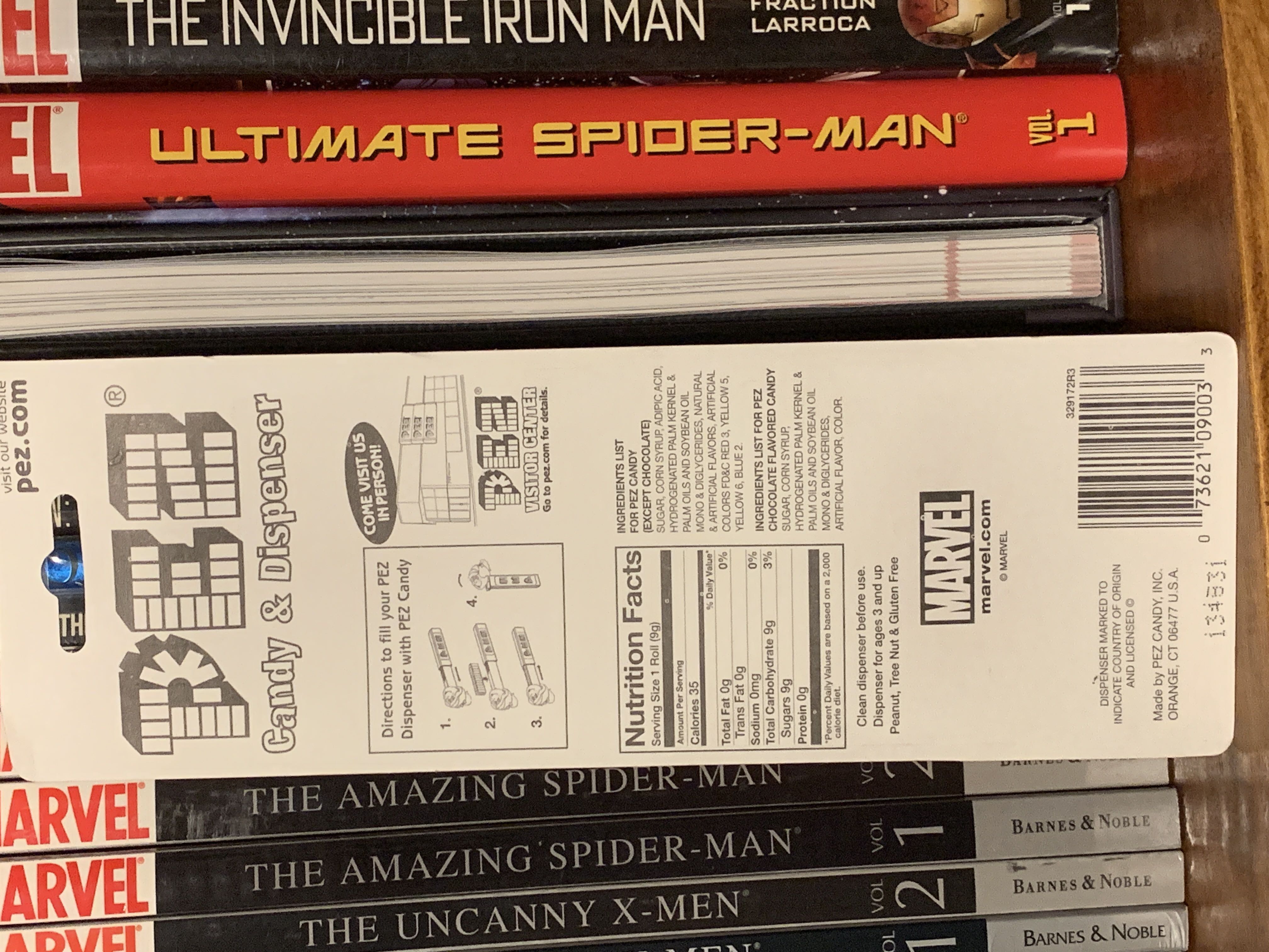 Marvel Superheroes Ironman - The Avengers pez collectible [Barcode 073621090033] - Main Image 2