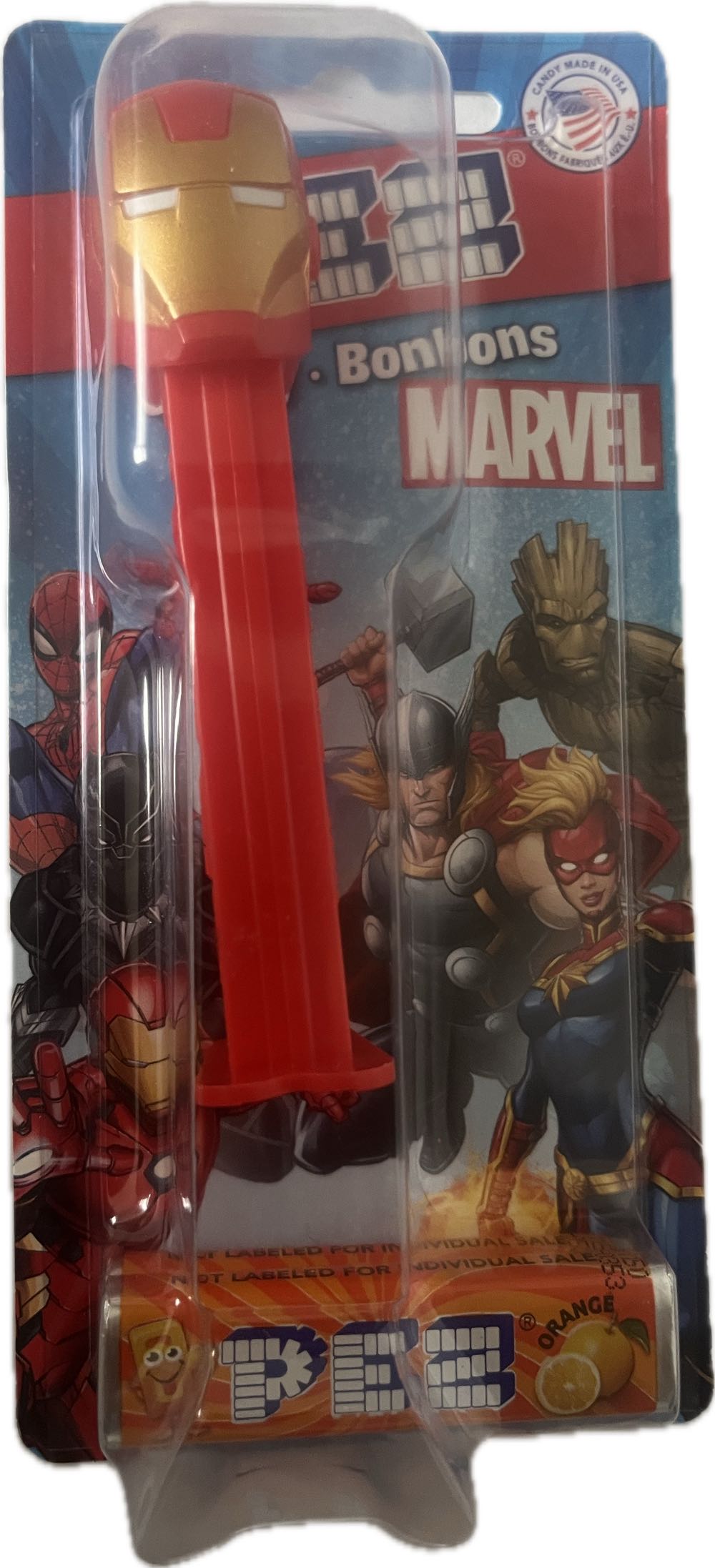 Marvel Superheroes Ironman - The Avengers pez collectible [Barcode 073621090033] - Main Image 3