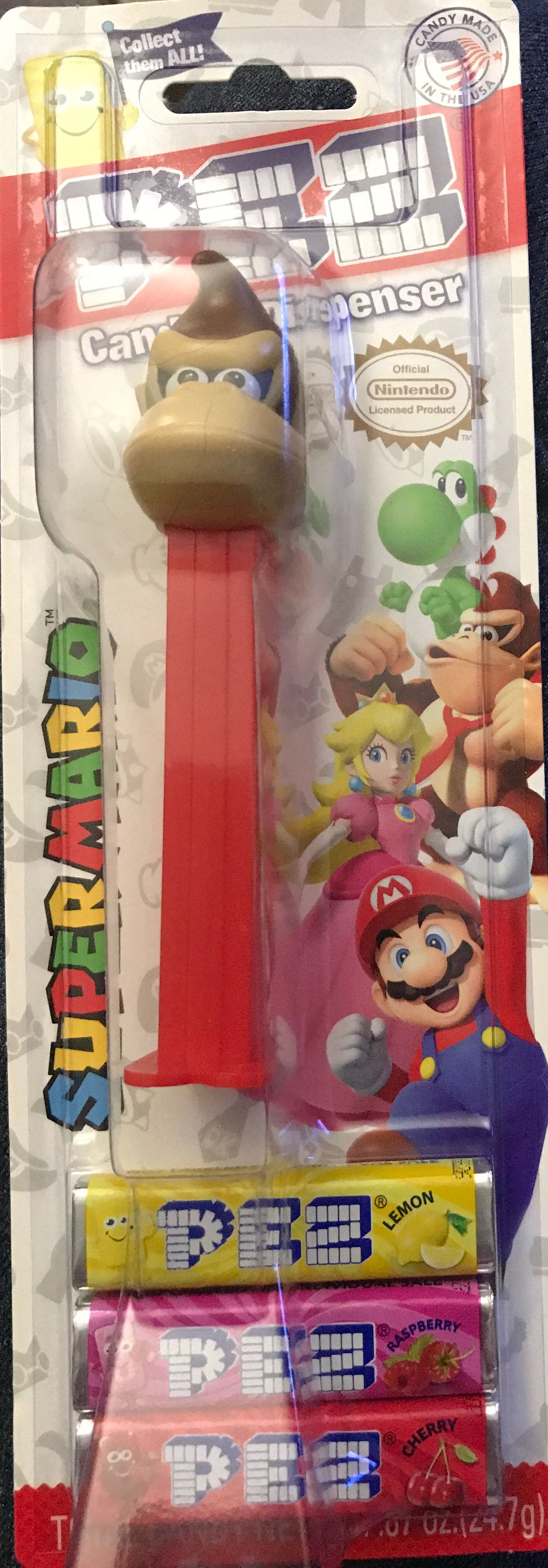 Princess Light Pink Crystal/pink Stem With White Hearts