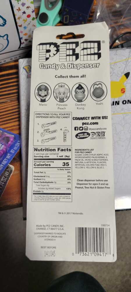 Super Mario - Donkey Kong - Nintendo pez collectible [Barcode 073621094178] - Main Image 3