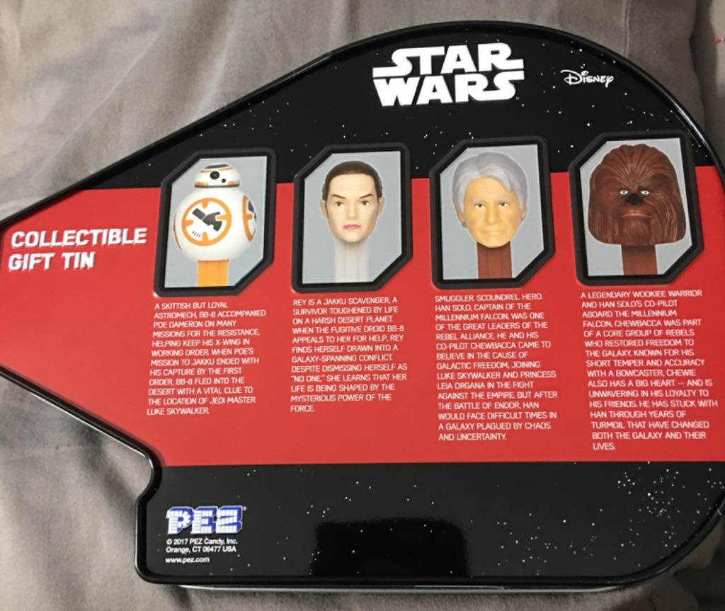 Star Wars Collectible Gift Tin - Star Wars pez collectible - Main Image 2
