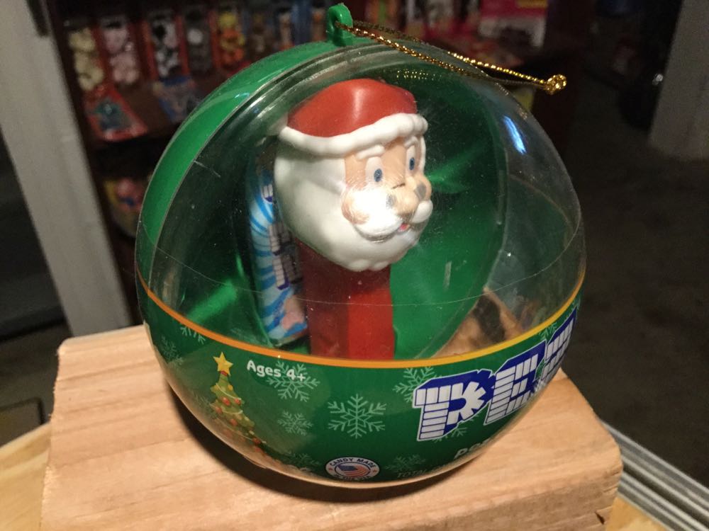 Christmas Ornament - Short Stem Santa - Christmas pez collectible [Barcode 073621001336] - Main Image 3