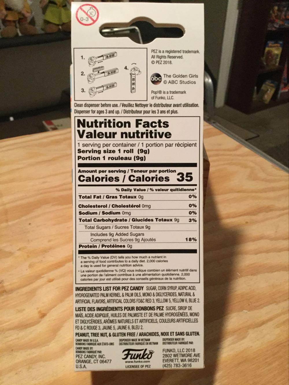 Blanche  - Golden Girls pez collectible [Barcode 889698344401] - Main Image 4