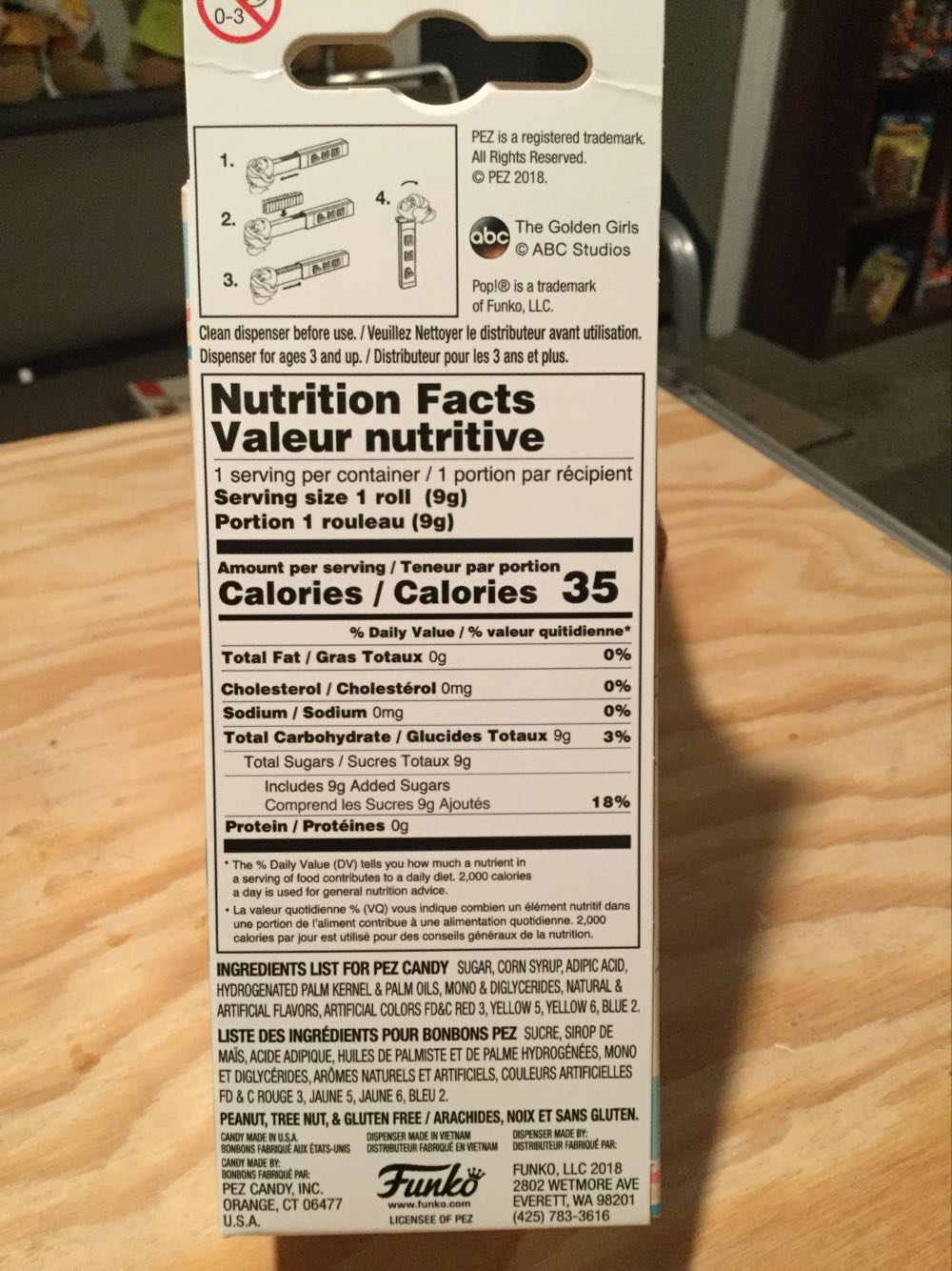 Sophia  - Golden Girls pez collectible [Barcode 889698344432] - Main Image 4