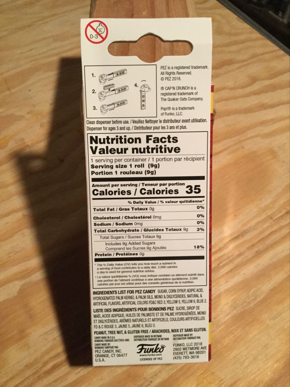 Funko Pop! Cap’n Crunch - Blue - Cap’n Crunch pez collectible [Barcode 889698345484] - Main Image 3