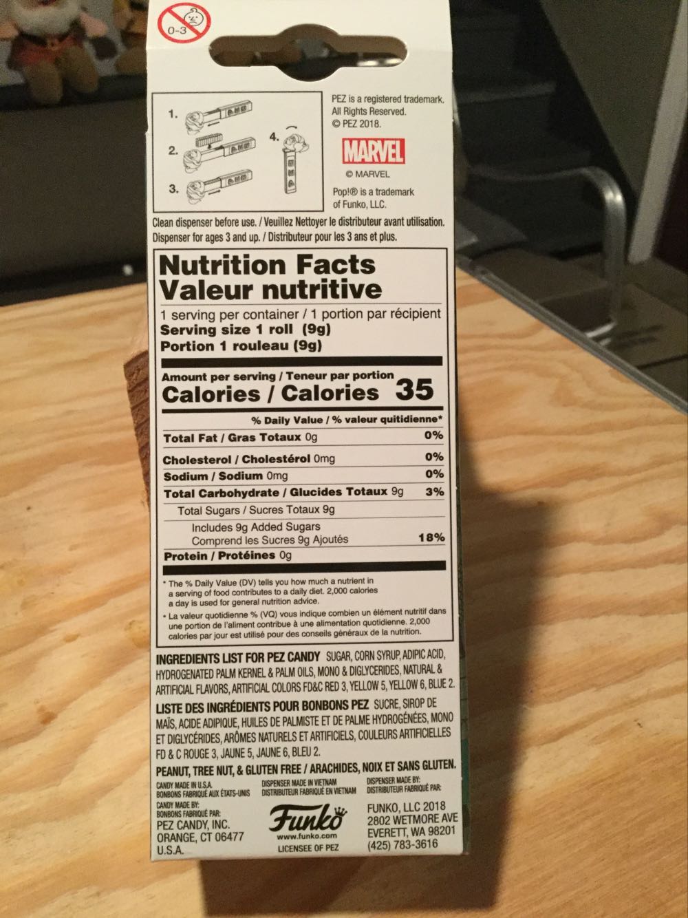 POP! Marvel Avengers - Hulk - Books & Comics - Marvel pez collectible [Barcode 889698326179] - Main Image 3