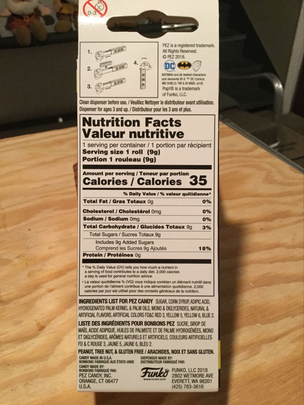 Funko Pop! Pez - Batman - DC Universe pez collectible [Barcode 889698326308] - Main Image 4