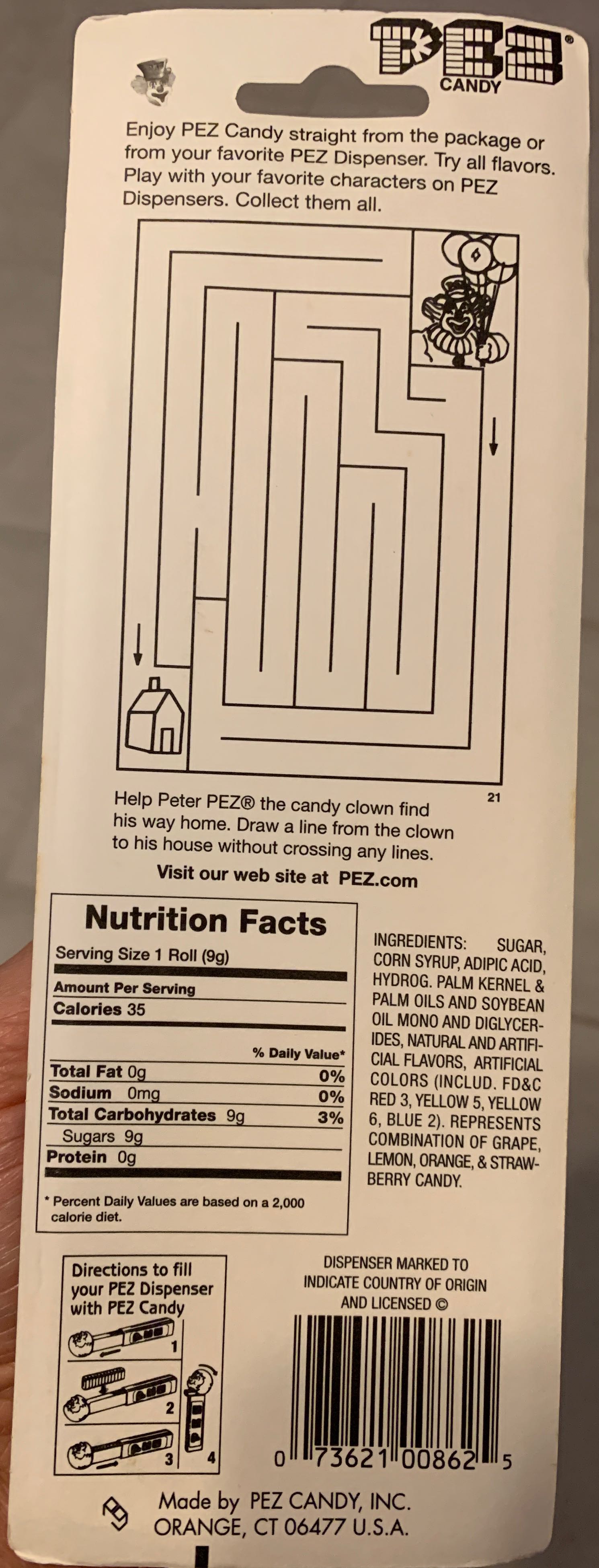 Boba Fett - Card Backing - Star Wars pez collectible [Barcode 073621008625] - Main Image 2