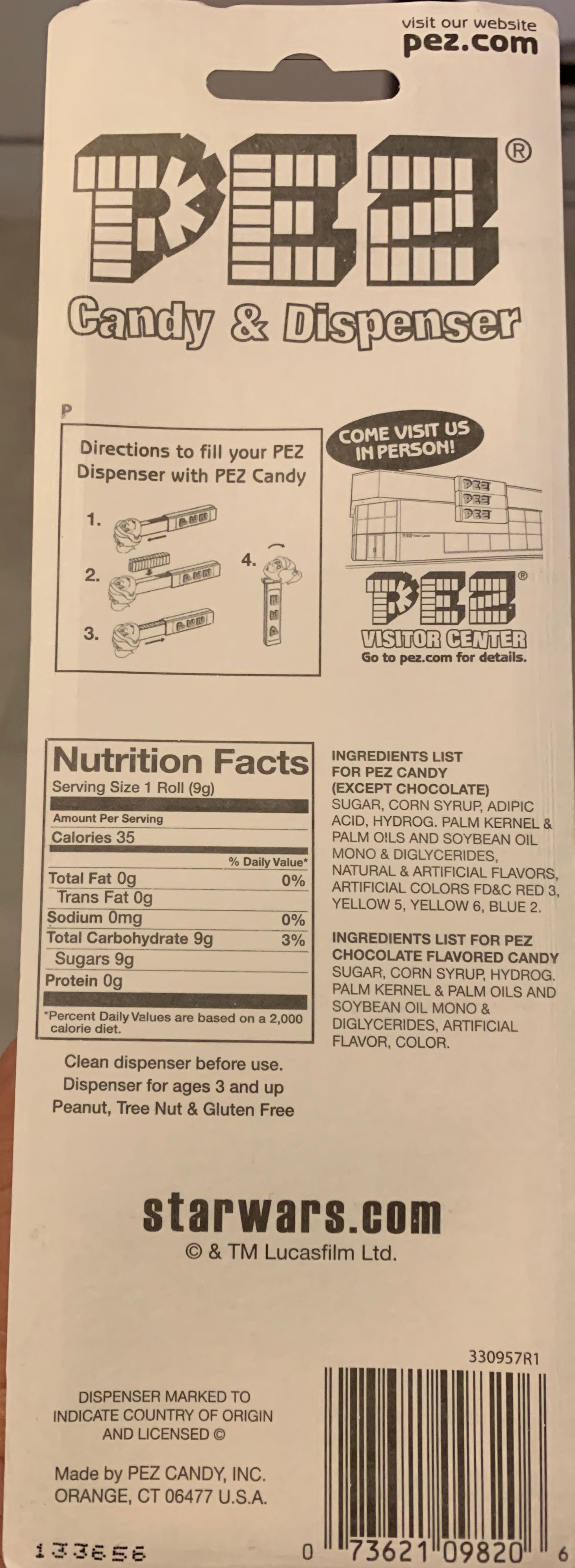 Storm Trooper - Star Wars pez collectible [Barcode 073621098206] - Main Image 2