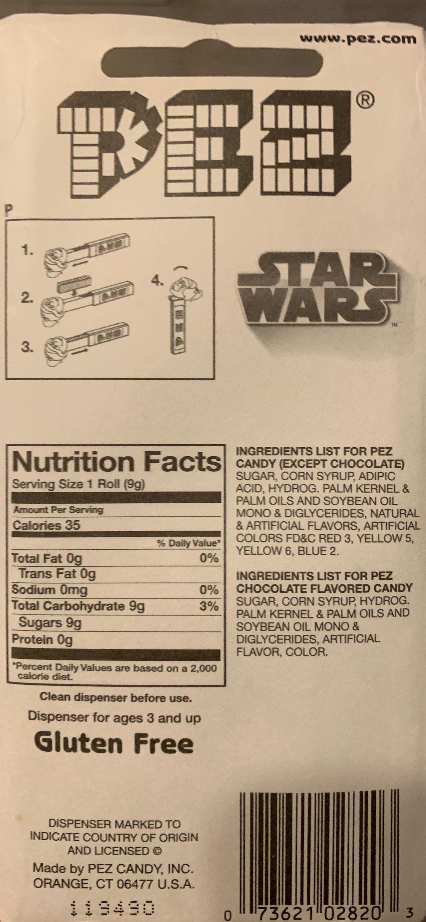 Obi Wan Kanobi  - Star Wars pez collectible [Barcode 073621028203] - Main Image 2