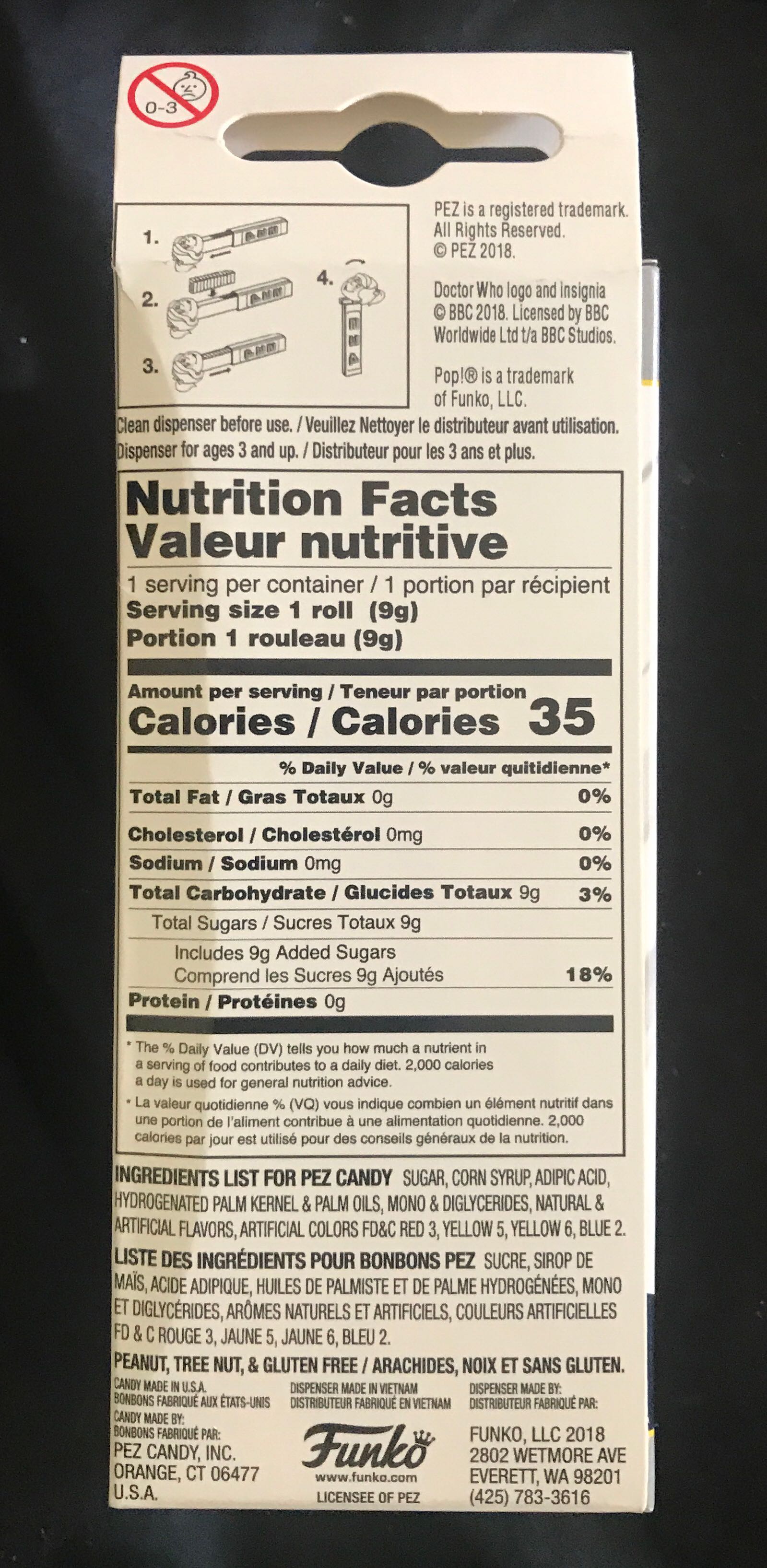 Doctor Who Fourth Dr - Doctor Who pez collectible - Main Image 2