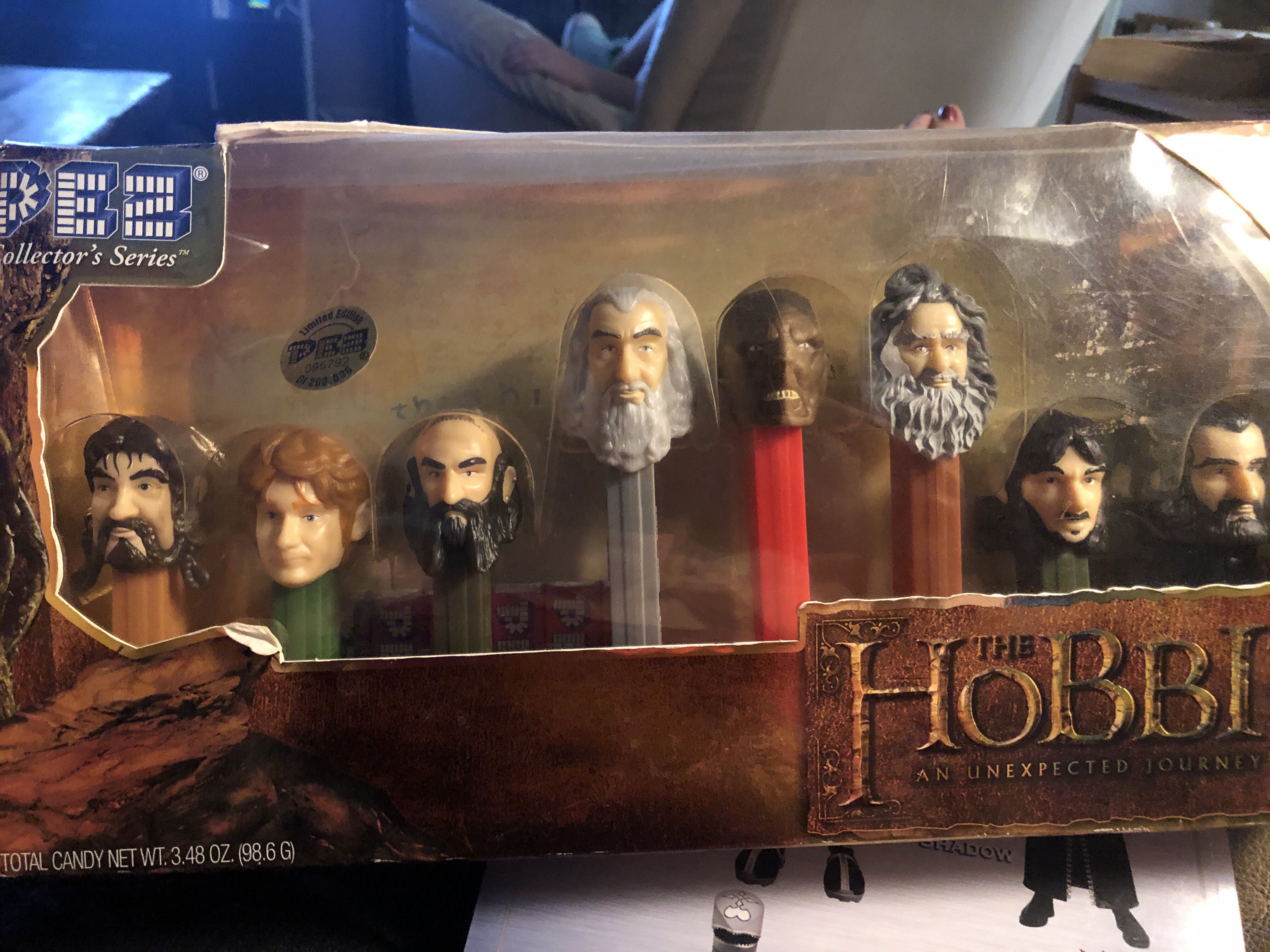 Hobbit An Unexpected Journey Pez Dispensers - The Hobbit pez collectible [Barcode 073621088344] - Main Image 1