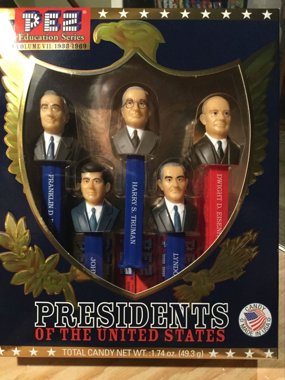 Presidents of the United States Vol. 7 - US Presidents pez collectible [Barcode 073621008076] - Main Image 3