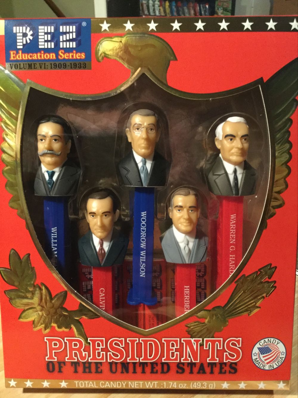 Presidents of the United States Vol. 6 - Famous People pez collectible [Barcode 073621008069] - Main Image 3