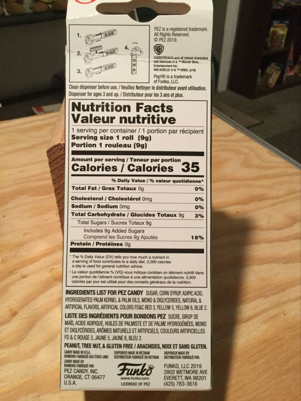 Carl Spackler (Caddyshack) - Caddyshack pez collectible [Barcode 889698388047] - Main Image 4