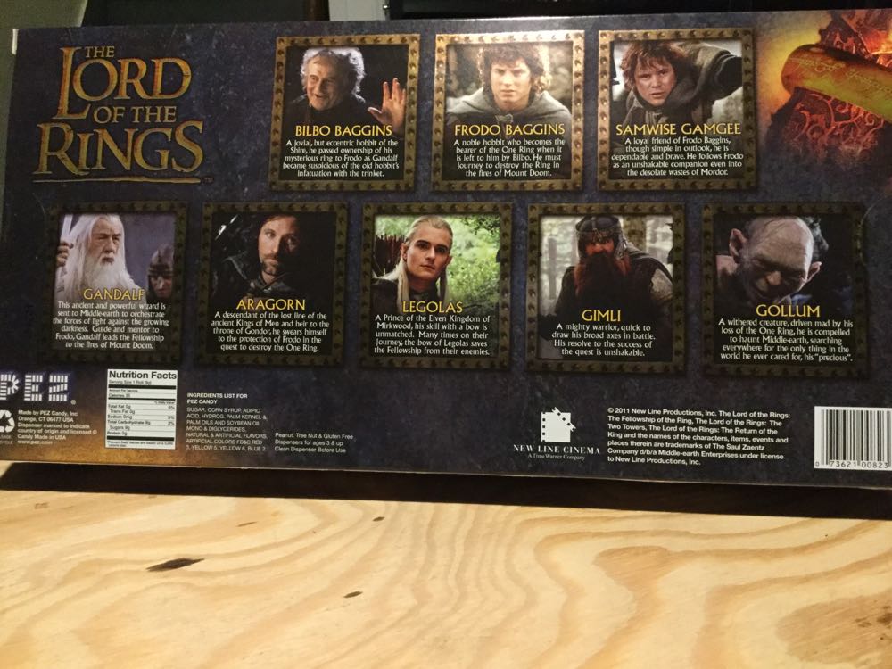 The Lord Of The Rings - Lord of the Rings - Boxset pez collectible [Barcode 073621008236] - Main Image 2