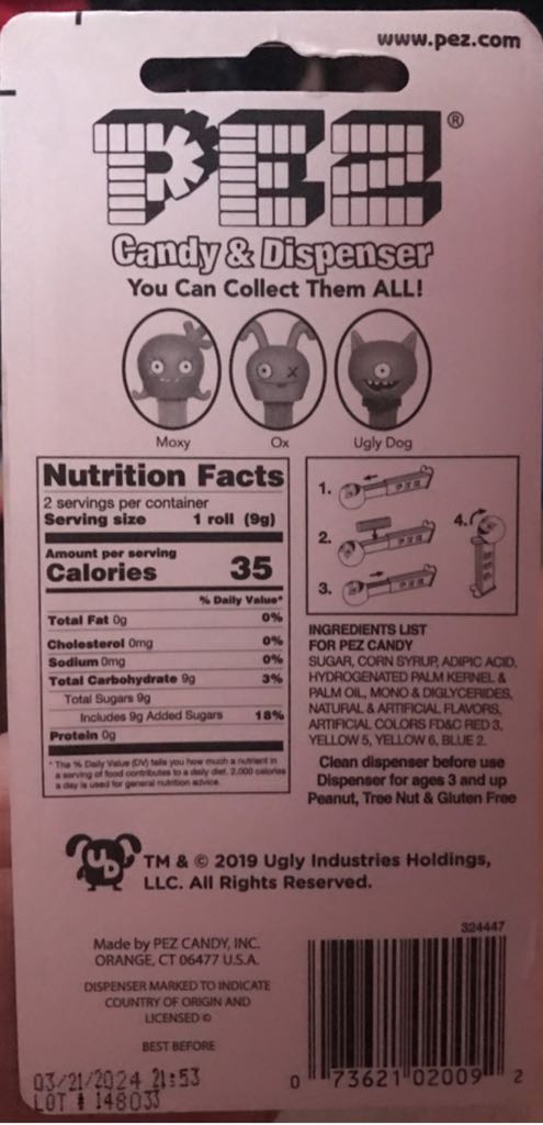 Ugly Dolls: Moxy - Ugly Dolls pez collectible - Main Image 2
