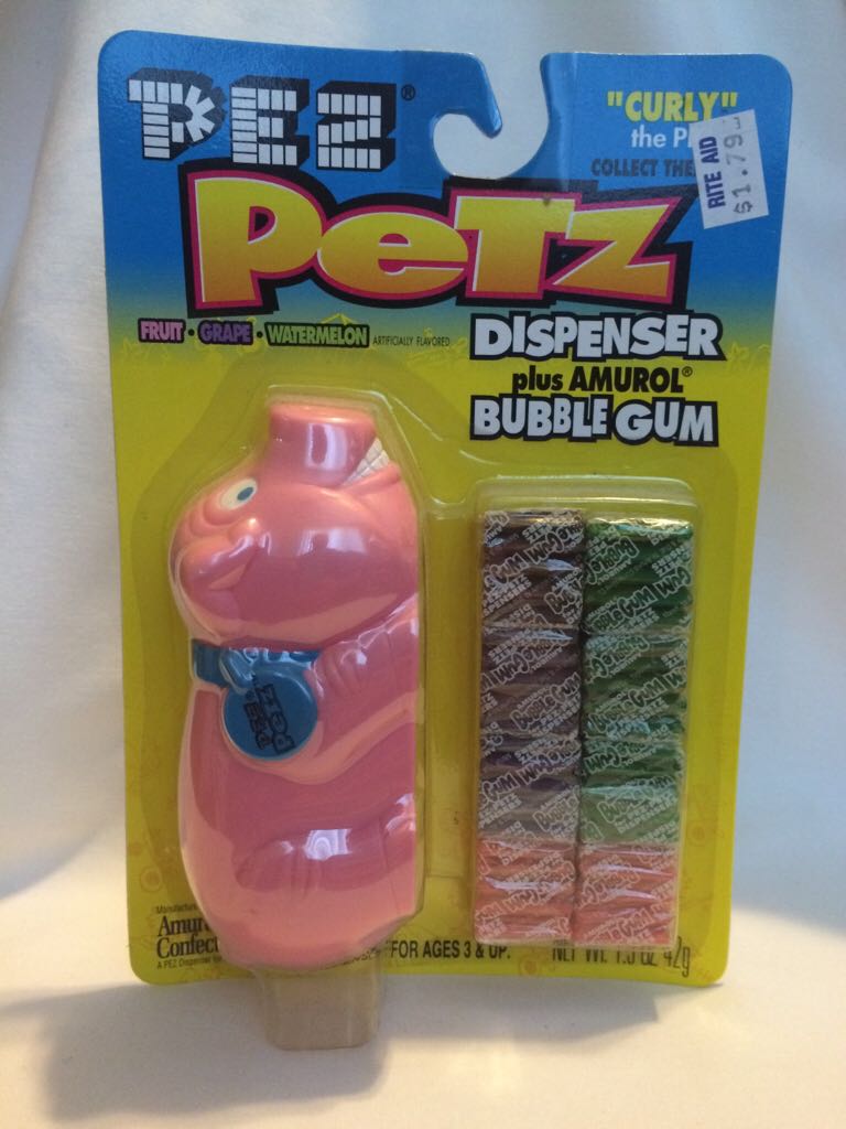 Pez Petz - Curly the Pig - Pez Petz pez collectible - Main Image 2