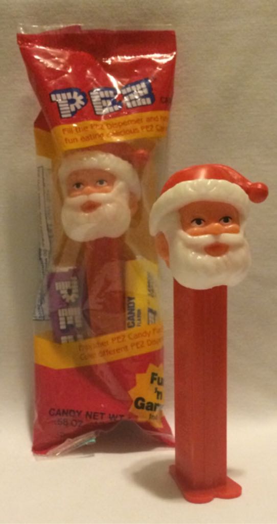 Christmas - Santa, open eyes, red stem - Christmas pez collectible - Main Image 2