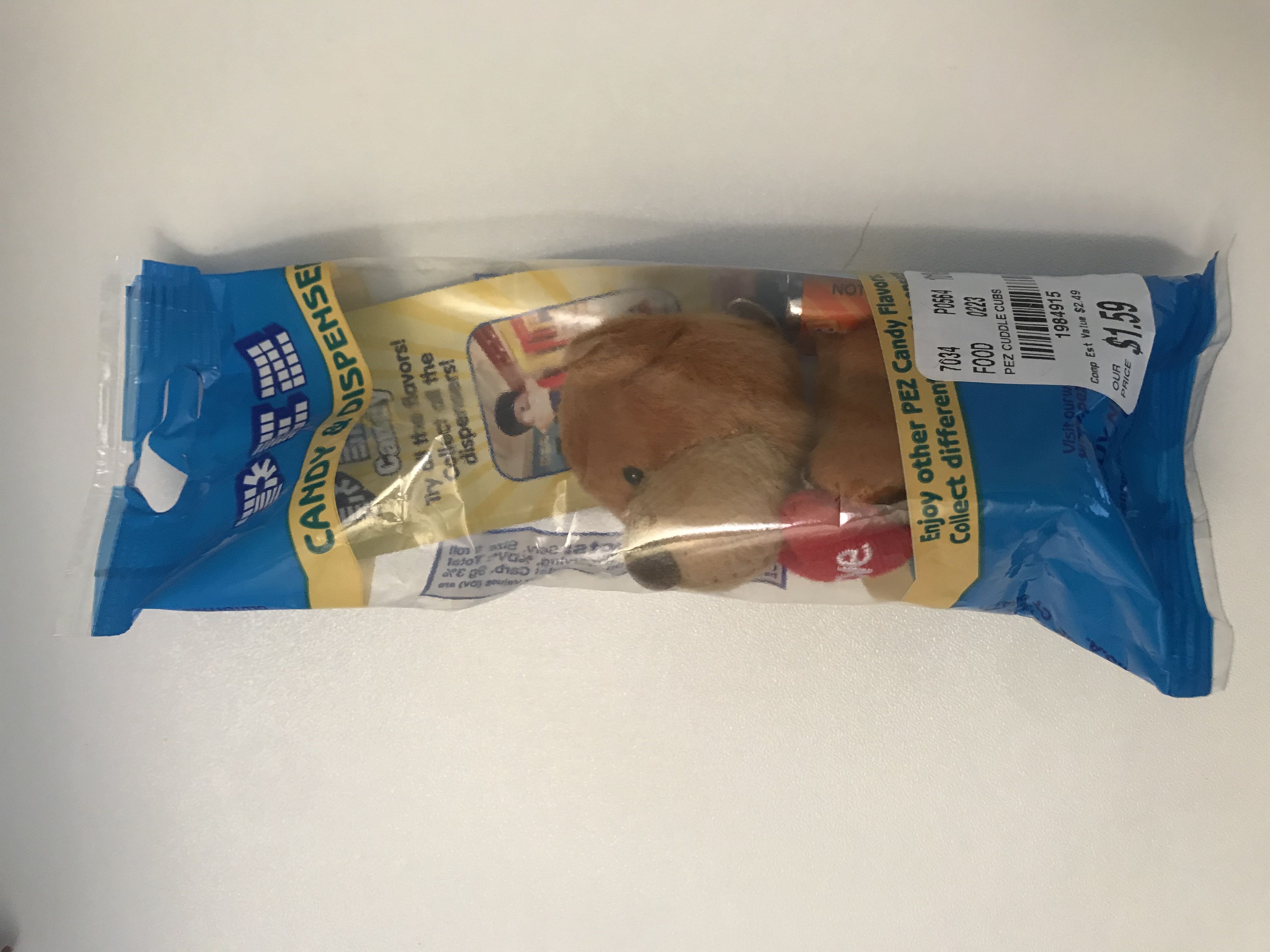 Pez Cuddle Cubs (Brown Bear) -  Pez Petz - Cuddle Cubs pez collectible [Barcode 073621493995] - Main Image 2