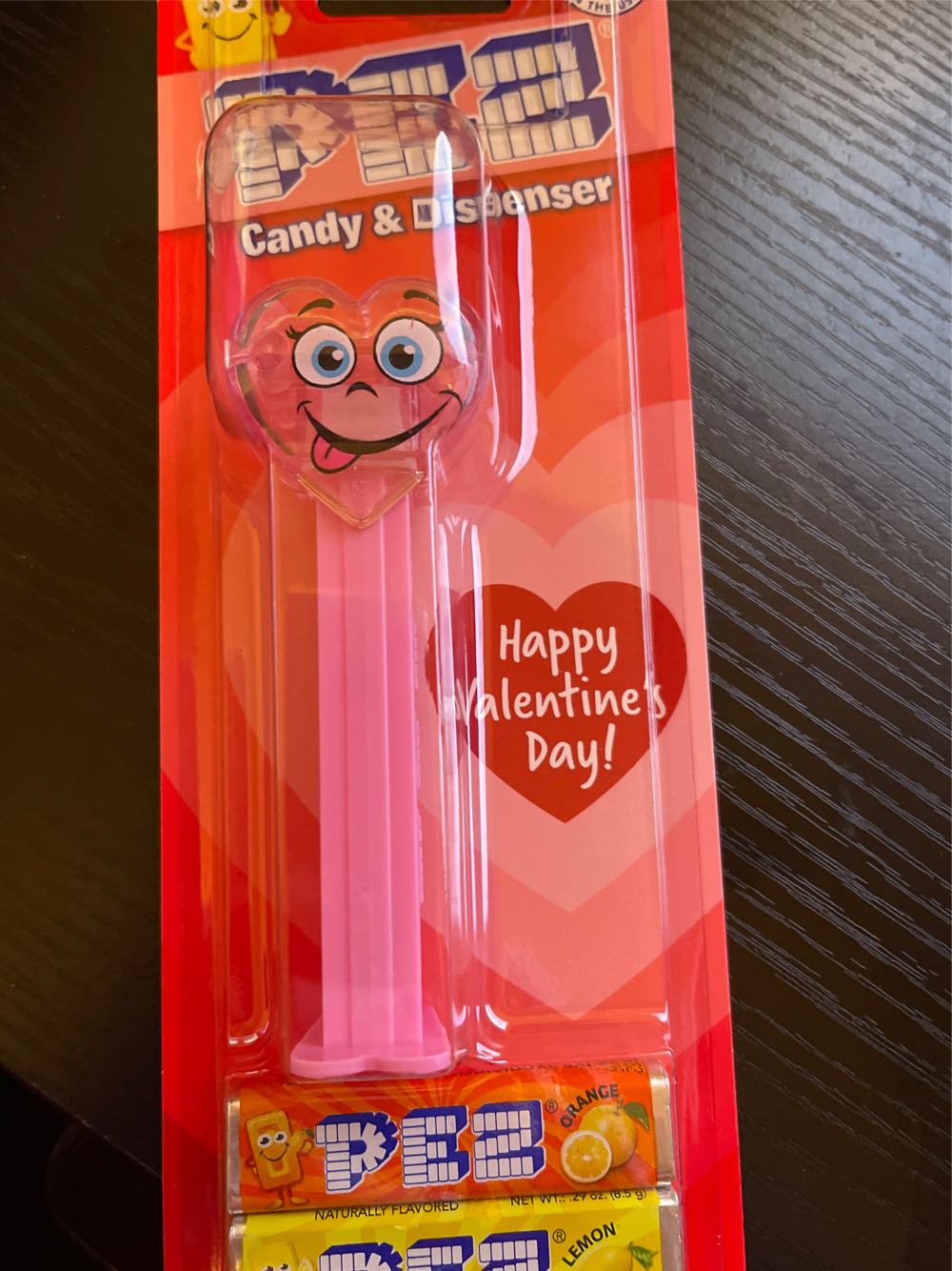 Pez Valentines (Silly Crystal Heart) - Valentines pez collectible [Barcode 073621092143] - Main Image 3