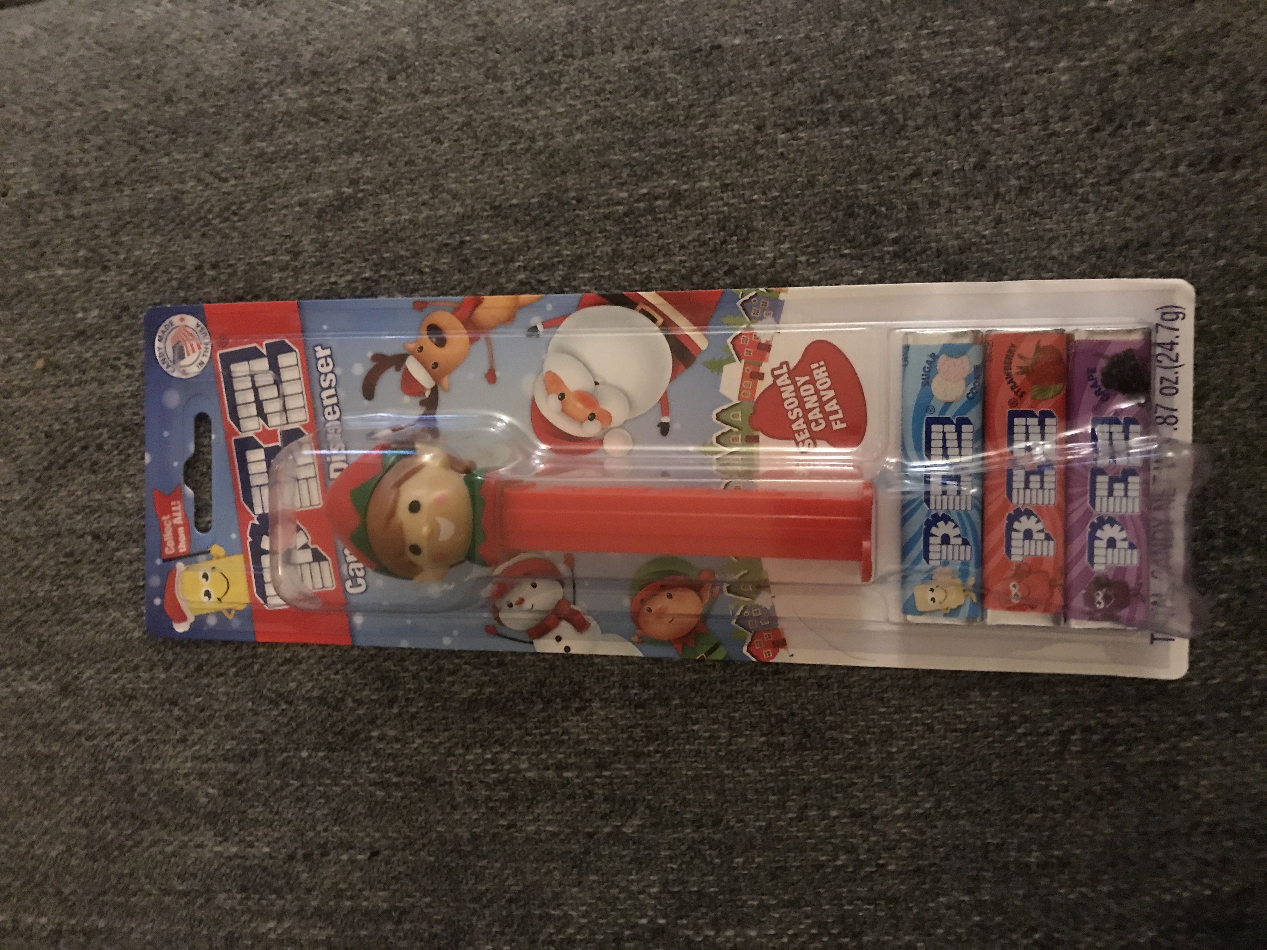 Christmas - Elf (Red Stem) - Christmas pez collectible [Barcode 073621092334] - Main Image 2