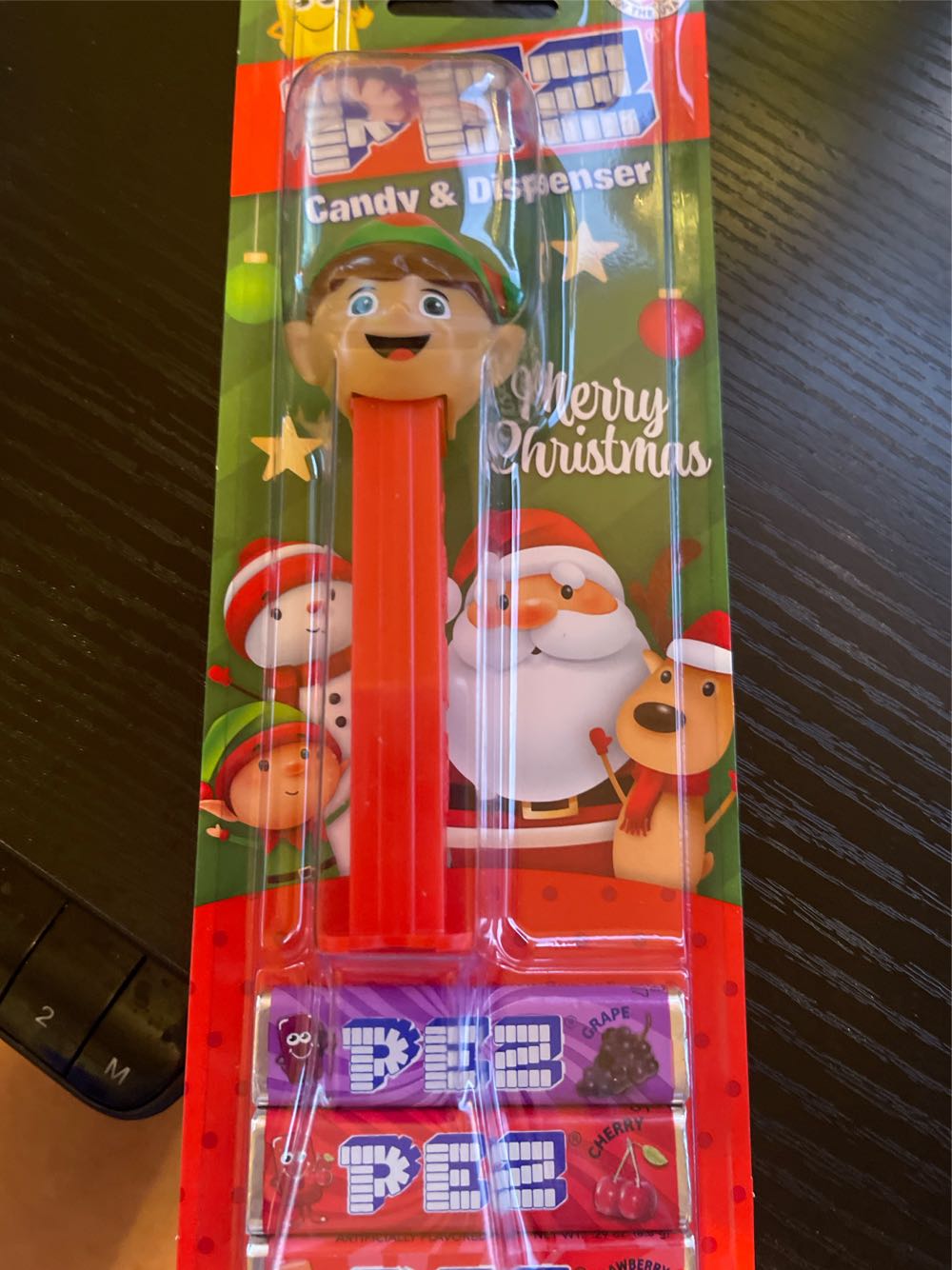 Christmas - Elf (Red Stem) - Christmas pez collectible [Barcode 073621092334] - Main Image 4