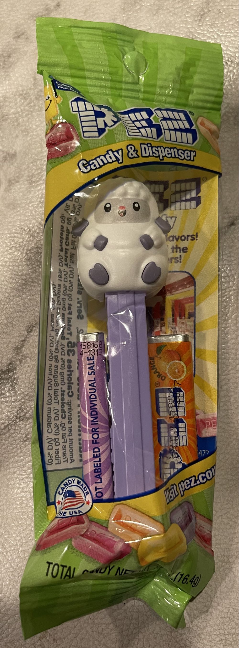 Easter - Lamb 🐑 🐣 - Easter pez collectible [Barcode 073621032439] - Main Image 2