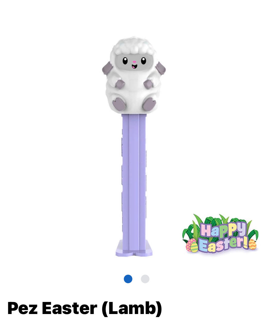 Easter - Lamb 🐑 🐣 - Easter pez collectible [Barcode 073621032439] - Main Image 4