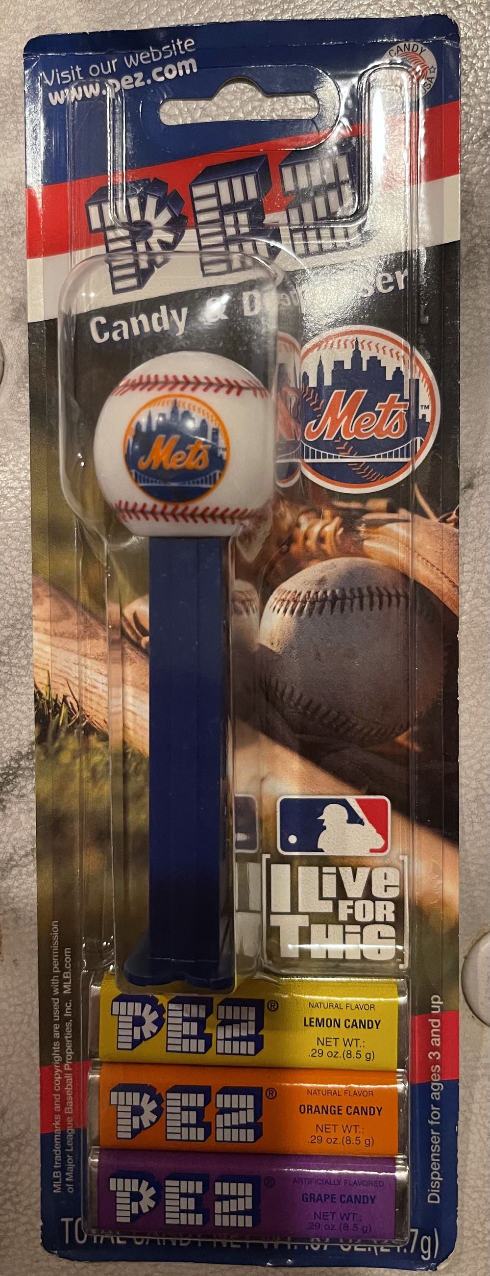 Mets Baseball  pez collectible [Barcode 073621099593] - Main Image 2