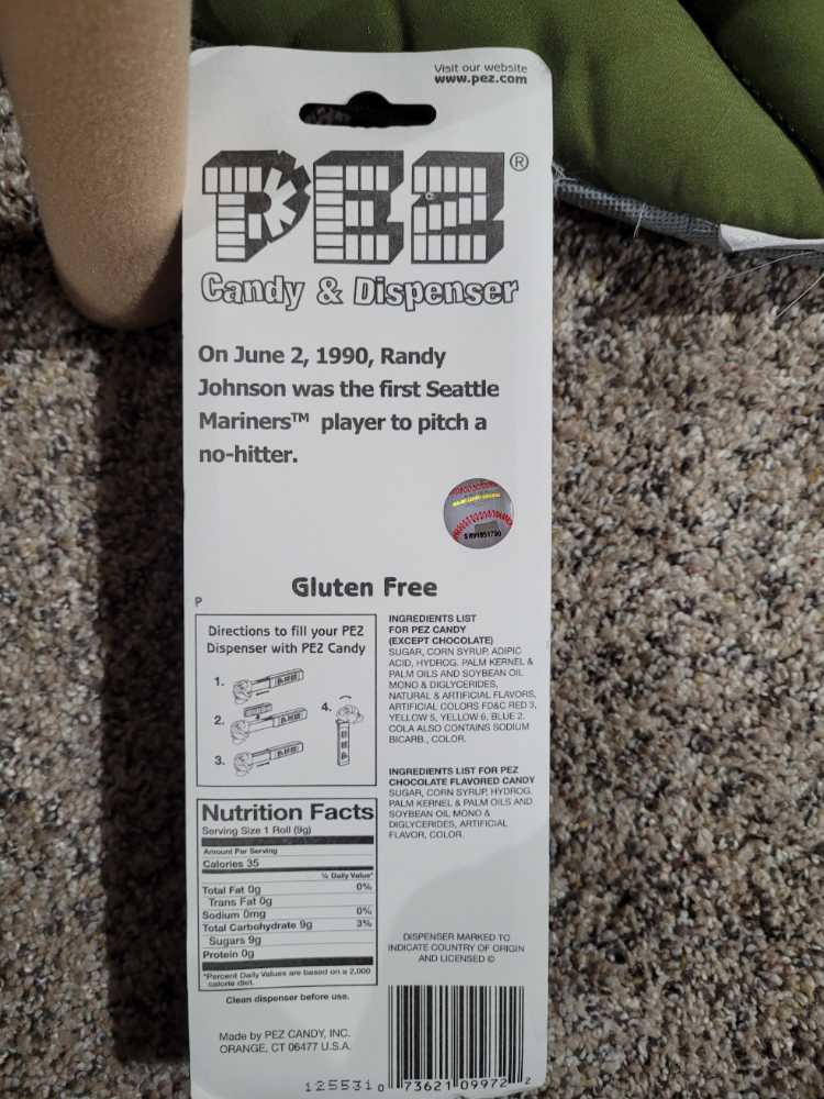 MLB - Seattle Mariners Ball - MLB Balls pez collectible [Barcode 073621099722] - Main Image 2