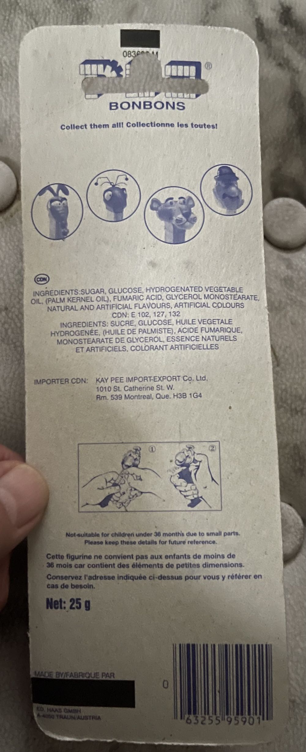 Pink Panther - Ant  pez collectible [Barcode 063255959011] - Main Image 2