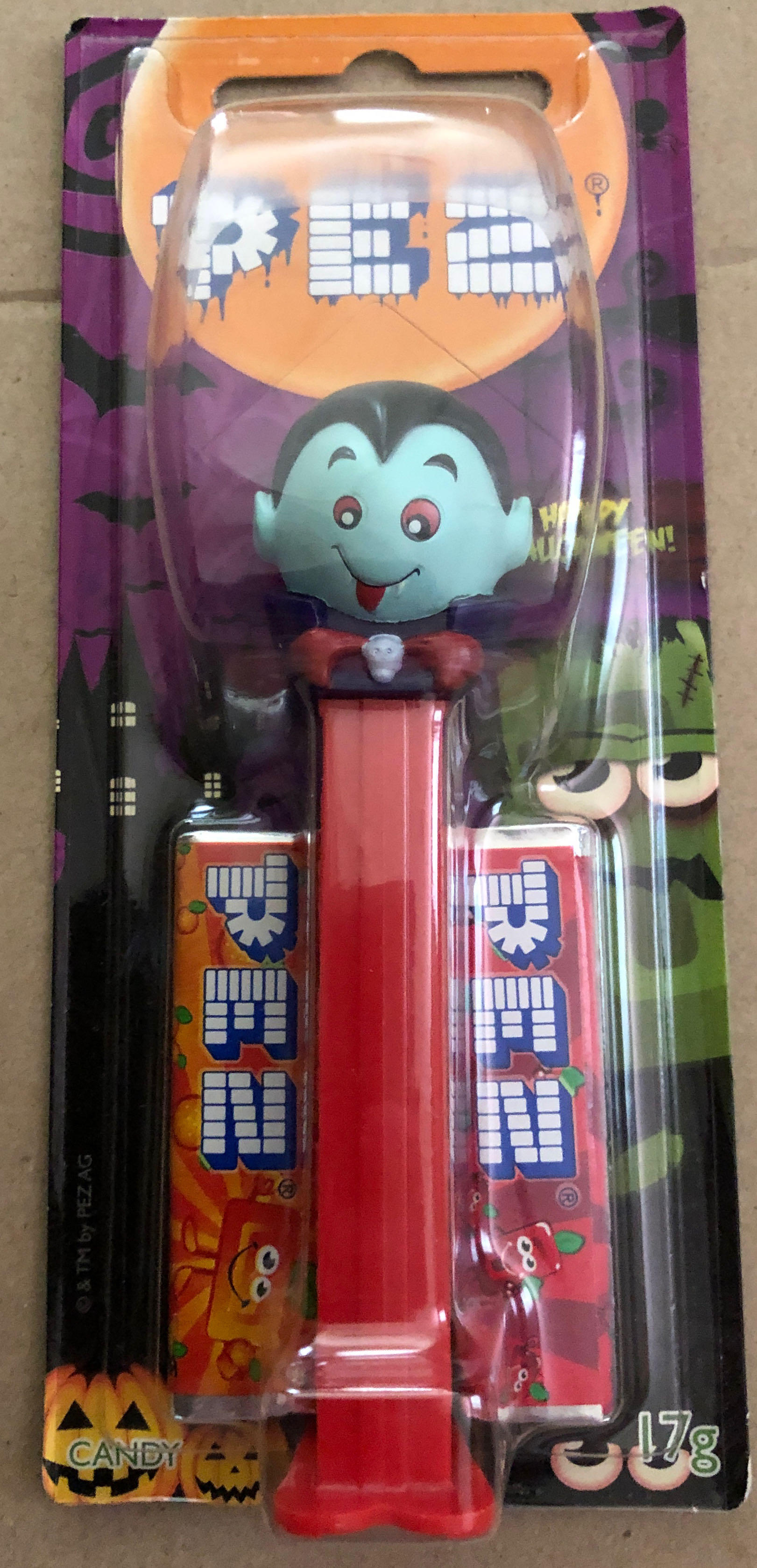 Halloween - Pumpkin, white glow stem