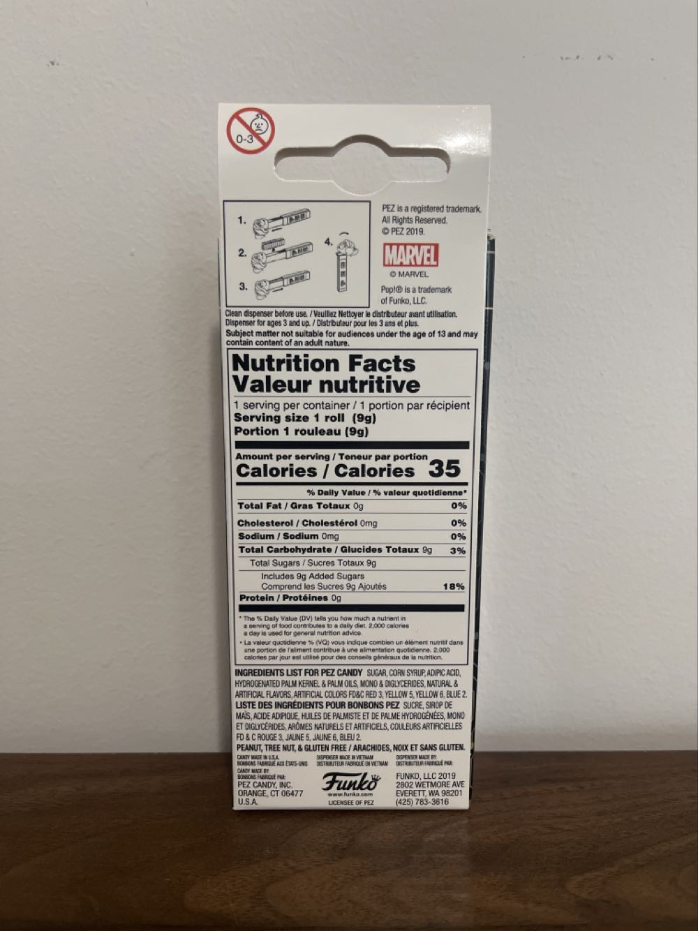 Funko POP! Pez: Marvel Black Deadpool Gamer Exclusive - Funko POP! - Marvel pez collectible [Barcode 889698437226] - Main Image 2