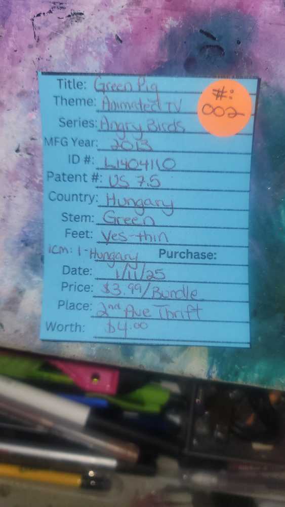 Green Pig (Angry BIRDS) - Angry Birds pez collectible - Main Image 4