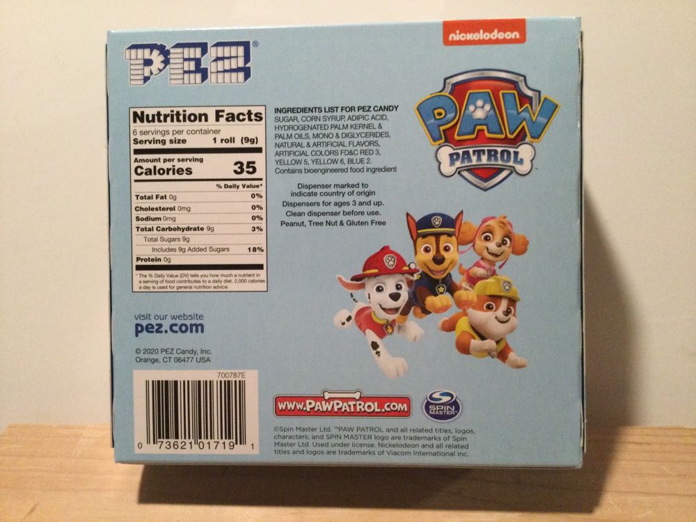 Paw Patrol From Nick Jr 2-pc Set - Paw Patrol pez collectible [Barcode 073621017191] - Main Image 2