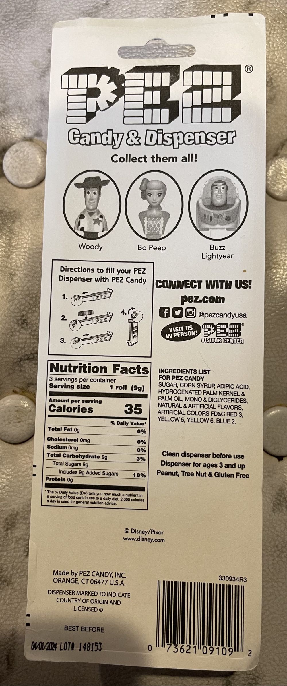 Toy Story 4 (Bo Peep) - Disney / Pixar - Toy Story pez collectible [Barcode 073621091092] - Main Image 2