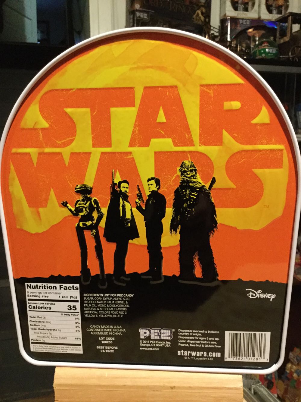 Star Wars - Han Solo Gift Tin

 - Movies & TV - Disney/Lucasfilm pez collectible [Barcode 073621012813] - Main Image 2