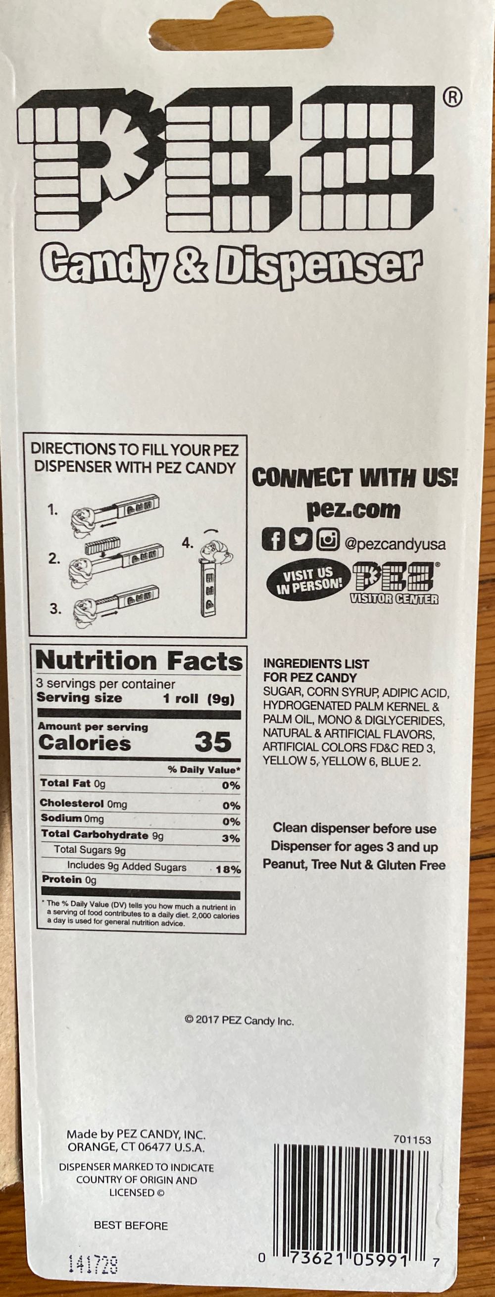 Big E 2019 - Big E pez collectible [Barcode 073621059917] - Main Image 3