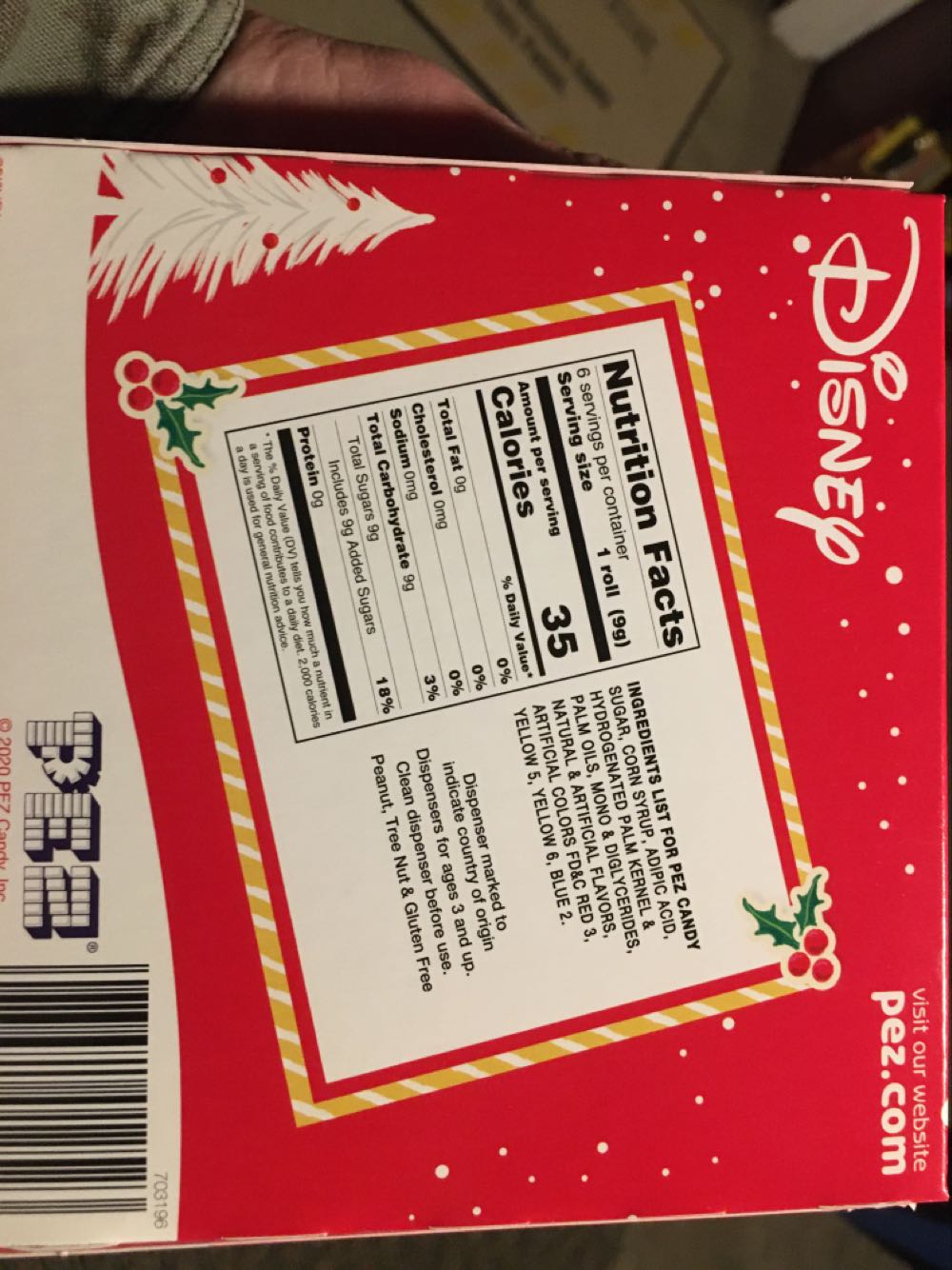 Disney - Mickey & Minnie Christmas Set - DISNEY-Mickey And Minnie pez collectible [Barcode 073621012523] - Main Image 2