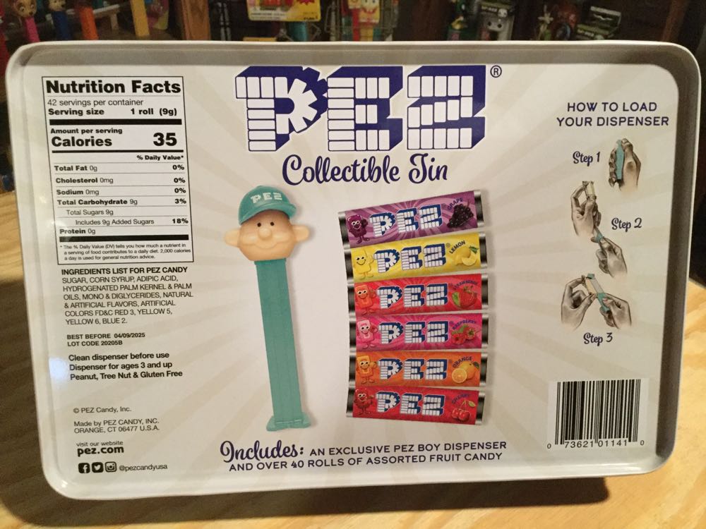 Tin - Pez Collectible Tin - Pez Tin pez collectible [Barcode 073621011410] - Main Image 2