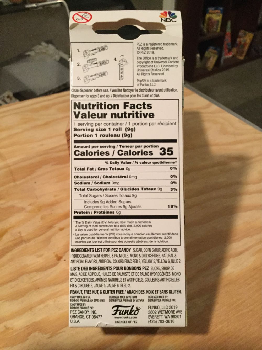 Jim Halpert (Facebook Jim) - Office pez collectible [Barcode 889698446389] - Main Image 3