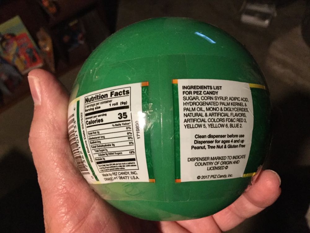 Christmas Ornament - Short Stem Elf - Christmas pez collectible [Barcode 073621001336] - Main Image 2