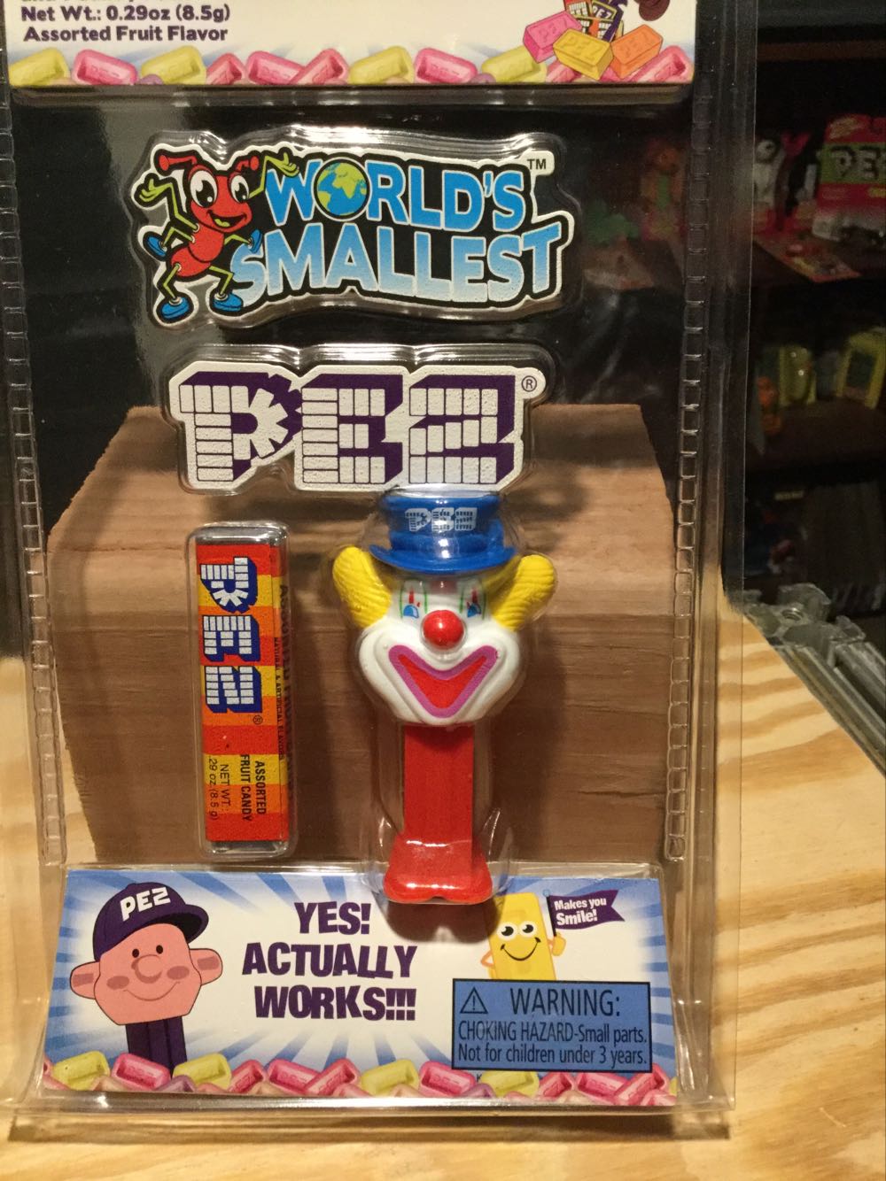 World’s Smallest Pez Dispenser Blue Guy - Worlds Smallest pez collectible [Barcode 859421005985] - Main Image 2