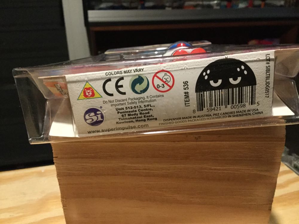 World’s Smallest Pez Dispenser Blue Guy - Worlds Smallest pez collectible [Barcode 859421005985] - Main Image 4